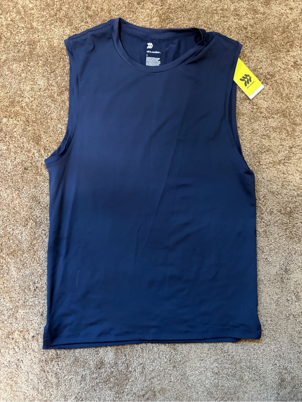 all in motion Navy Athletic Tank Top